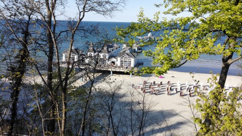 Die Seebrücke und der Selliner Hauptstrand