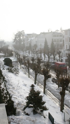 Die verschneite Wilhelmstraße